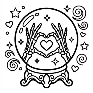 Cute Spider Party Hat Coloring Page Cute spider party hat with ghosts and candy corn.